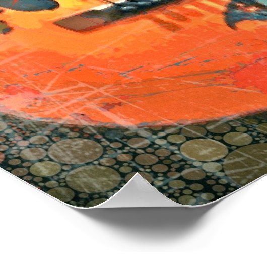 Altes akustisches Poster (Ecke)