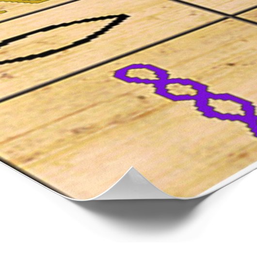 Altes Alphabet Poster (Ecke)