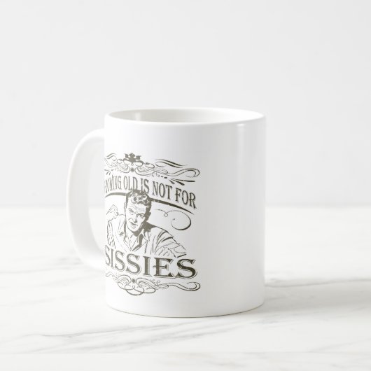 Altes Alters-Spaß Kaffeetasse (Vorderseite Links)