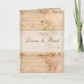 Altes altmodisches Hochzeitsdesign (Vorderseite)