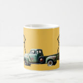 Altes amerikanisches LKW-Gold des Weg-66 Kaffeetasse (Mittel)