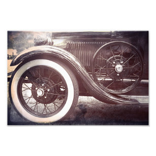 Altes antikes Auto Fotodruck
