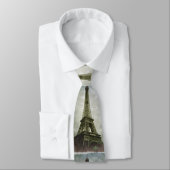 Altes antikes Foto Eiffelturm Paris Neck Tie Krawatte (Gebunden)