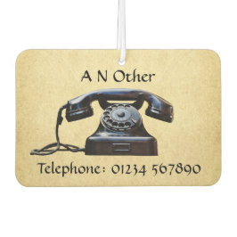 Altes antikes Telefon Autolufterfrischer