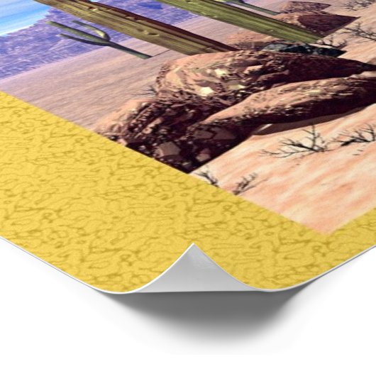 "Altes Arizona" Poster (Ecke)