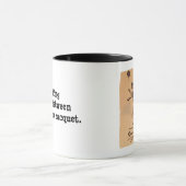 altes Armband-Kunstbild sorgt für eine nostalgisch Tasse (Zentrum)