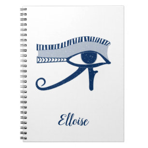 Altes Auge des Horus Personalisiert Notizblock