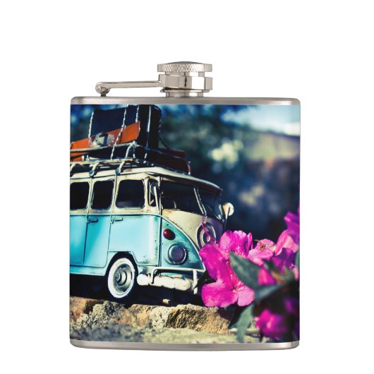 altes Auto 2 Flachmann (Vorderseite)