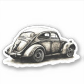 Altes Auto Aufkleber (Vorderseite)