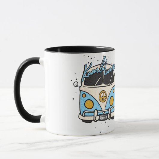 Altes Auto - Blau Tasse (Links)