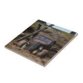 Altes Auto Fliese (Seite)