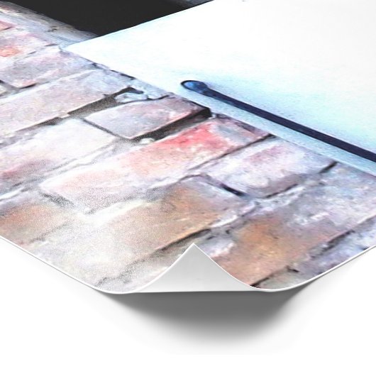 Altes Auto Fotodruck (Ecke)