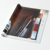 Altes Auto Geschenkpapier (Ungerollt)