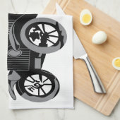 Altes Auto Handtuch (Viertel Falte)