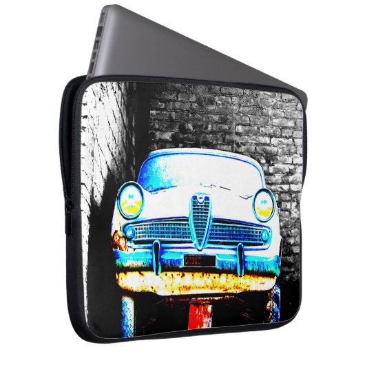 Altes Auto Laptopschutzhülle (Vorne Rechts)