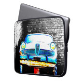 Altes Auto Laptopschutzhülle (Vorderseite Links)