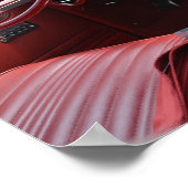 Altes Auto mit 8 Gleisen Poster (Ecke)