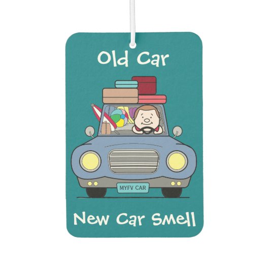 Altes Auto, neuer Autogeruch Autolufterfrischer (Vorderseite)