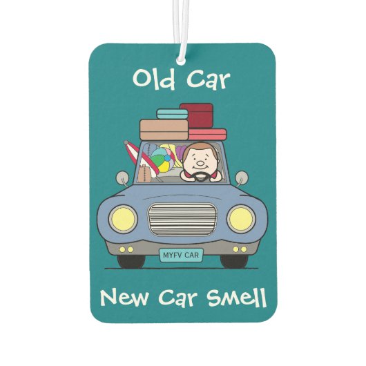Altes Auto, neuer Autogeruch Autolufterfrischer (Rückseite)