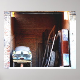 Altes Auto Poster