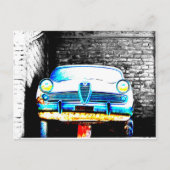 Altes Auto Postkarte (Vorderseite)