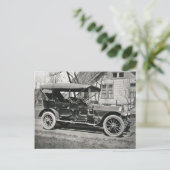 Altes Auto Postkarte (Stehend Vorderseite)