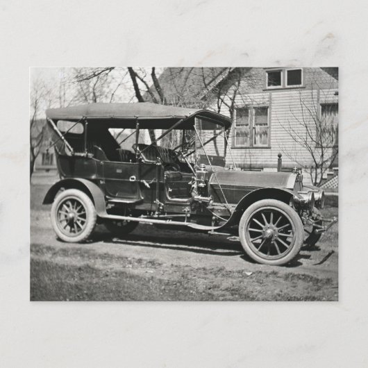 Altes Auto Postkarte (Vorderseite)