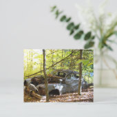 ALTES AUTO POSTKARTE (Stehend Vorderseite)