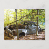 ALTES AUTO POSTKARTE (Vorderseite)