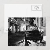 Altes Auto Postkarte (Vorne/Hinten)