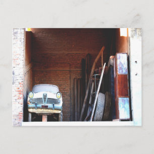 Altes Auto Postkarte
