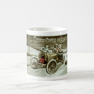 Altes Auto und Vintage Kunst für Kinder Kaffeetasse