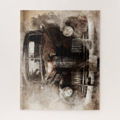 Altes Auto Vintag Puzzle (Vertikal)