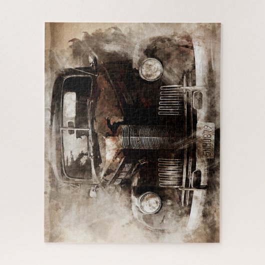 Altes Auto Vintag Puzzle (Vertikal)