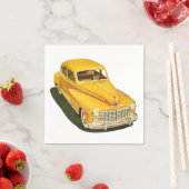 Altes Autopapier Napkins Serviette (Beispiel)