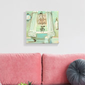 Altes Badezimmer Leinwanddruck (Insitu (Wohnzimmer))