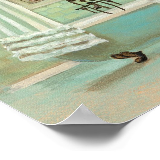 Altes Badezimmer Poster (Ecke)