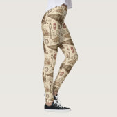 Altes Bahnhofs Muster (1) Leggings (Rechts)