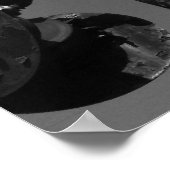 Altes Bahnübergangssignal Poster (Ecke)