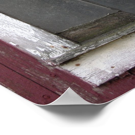 Altes Barfenster Poster (Ecke)