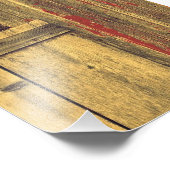 Altes Barholz Fotodruck (Ecke)