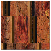 Altes Barn Board aussehen Rustikale Menschenhöhle  Stoff (Muster)