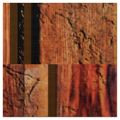 Altes Barn Board aussehen Rustikale Menschenhöhle  Stoff (Nahaufnahme)