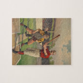 Altes Baseball-Rätsel Puzzle (Horizontal)
