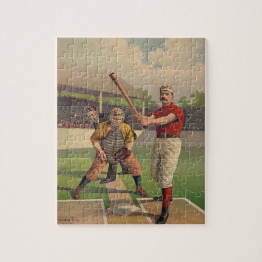 Altes Baseball-Rätsel Puzzle (Vertikal)
