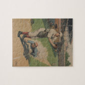 Altes Baseball-Rätsel Puzzle (Horizontal)