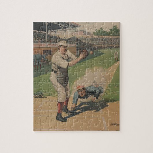 Altes Baseball-Rätsel Puzzle (Vertikal)