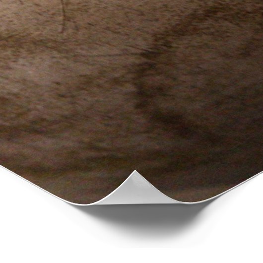 Altes Baseball-Up Nah Poster (Ecke)