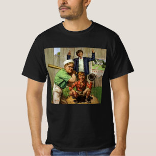 Altes Baseballspiel, Kinder Jungen Sportler T-Shirt