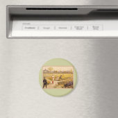 Altes Baseballspiel Magnet (In Situ (Geschirrspüler))